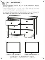 Preview for 10 page of Delta Children Eclipse 6 Drawer Chest Manual