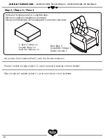 Предварительный просмотр 14 страницы Delta Children Emma 508520-034 Assembly Instructions Manual