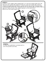 Предварительный просмотр 6 страницы Delta Children Glider N Ottoman Manual