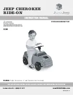 Preview for 1 page of Delta Children J is for Jeep Jeep Cherokee Ride-On Instruction Manual