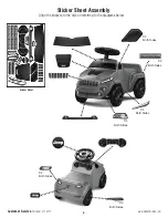 Preview for 6 page of Delta Children J is for Jeep Jeep Cherokee Ride-On Instruction Manual