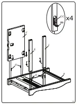 Предварительный просмотр 15 страницы Delta Children Lancaster Nightstand Assembly Instructions Manual