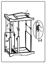 Предварительный просмотр 19 страницы Delta Children Lancaster Nightstand Assembly Instructions Manual