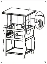 Предварительный просмотр 21 страницы Delta Children Lancaster Nightstand Assembly Instructions Manual