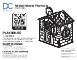 Preview for 1 page of Delta Children Mickey Mouse Playhouse Assembly Instructions Manual