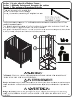 Предварительный просмотр 20 страницы Delta Children Mini Crib with Mattress 544550 Instructions Manual