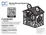 Delta Children Minnie Mouse Playhouse Assembly Instructions Manual preview