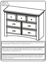 Предварительный просмотр 50 страницы Delta Children Simmons Kids Augusta Dresser Manual