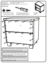 Предварительный просмотр 14 страницы Delta Children Simmons Kids Rowen Nightstand Assembly Instructions Manual