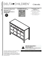 Preview for 2 page of Delta Children Sloane W133040-186 Manual