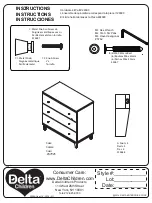 Delta Children Tribeca 67923 Instructions предпросмотр