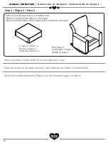 Предварительный просмотр 12 страницы Delta Children Upholstered Rocker Assembly Instructions Manual