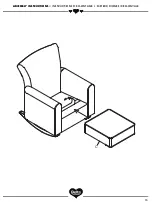 Предварительный просмотр 13 страницы Delta Children Upholstered Rocker Assembly Instructions Manual