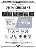 Предварительный просмотр 16 страницы Delta Children Upholstered Rocker Assembly Instructions Manual