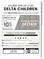 Предварительный просмотр 5 страницы Delta Children Upholstered Swivel Glider Chair Accessories Assembly Instructions