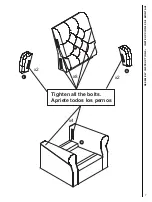 Предварительный просмотр 7 страницы Delta Children Upholstered Swivel Glider Chair Accessories Assembly Instructions