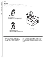 Предварительный просмотр 14 страницы Delta Children Upholstered Swivel Glider Chair Accessories Assembly Instructions