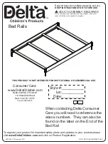 Preview for 1 page of Delta Childrens Products 0030 Instruction Manual