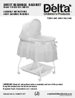 Предварительный просмотр 1 страницы Delta Childrens Products 2502X-XXX SBBV10 Assembly Instructions/Use And Care Manual