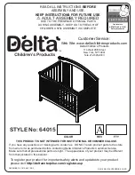 Delta Childrens Products 64015 Instructions Manual preview