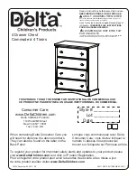 Preview for 1 page of Delta Childrens Products 72104 Instructions For Use Manual