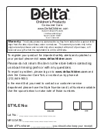 Preview for 18 page of Delta Childrens Products 72104 Instructions For Use Manual