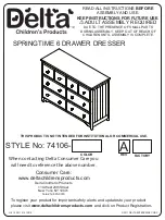 Delta Childrens Products 74106 Series Instructions For Use Manual preview