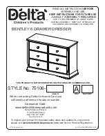 Preview for 1 page of Delta Childrens Products 75106 Series Instructions For Use Manual