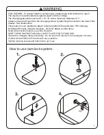 Предварительный просмотр 2 страницы Delta Childrens Products 75518 Series Instructions For Use