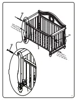 Предварительный просмотр 17 страницы Delta Childrens Products Disney Princess 4-In-1 Crib Assembly Instructions Manual