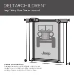 Preview for 1 page of Delta Childrens Products Jeep Safety Gate Owner'S Manual