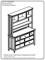 Предварительный просмотр 22 страницы Delta Childrens Products Simmons Juvenile Kingsley 324070 Assembly Instructions Manual