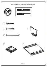 Preview for 2 page of Delta Childrens Products TABLE & 2 CHAIR SET Assembly Instructions