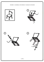 Preview for 3 page of Delta Childrens Products TABLE & 2 CHAIR SET Assembly Instructions