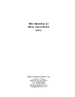 Preview for 1 page of Delta Computer Systems TMC 188/40 Series Manual