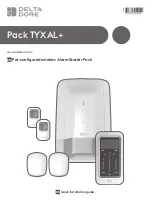 DELTA DORE CS 8000 TYXAL+ Quick Installation Manual preview