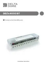 Preview for 1 page of DELTA DORE DELTA 8000 BT Installation Instructions Manual