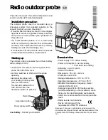 Preview for 2 page of DELTA DORE RADIO OUTDOOR PROBE X2D Manual