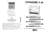 Preview for 1 page of DELTA DORE TYPHONE 3 SV Manual