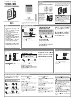 Preview for 1 page of DELTA DORE TYXIA 411 Installation And User Manual