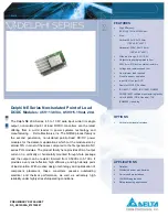 Delta Electronics 0.59V~5.1Vout Specification Sheet preview