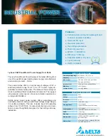 Delta Electronics 1-phase 35W Brochure & Specs preview