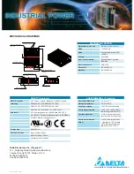 Preview for 2 page of Delta Electronics 1-phase 35W Brochure & Specs