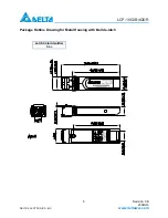 Preview for 8 page of Delta Electronics 10GBASE-LR SFP+ Optical Transceiver LCP-10G3B4QDR Specification Sheet