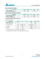 Предварительный просмотр 2 страницы Delta Electronics 10GBASE-SR SFP+ Optical Transceiver LCP-10G3A4EDR Specification Sheet