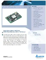 Preview for 1 page of Delta Electronics 33W Family Datasheet