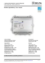 Preview for 1 page of Delta Electronics 57002811 User Manual