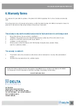 Предварительный просмотр 9 страницы Delta Electronics 57004327 User Manual