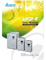 Delta Electronics AC Drive VFD-F Series User Manual preview