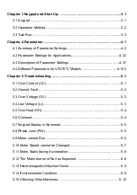 Предварительный просмотр 7 страницы Delta Electronics AC Motor Drive VFD-E User Manual